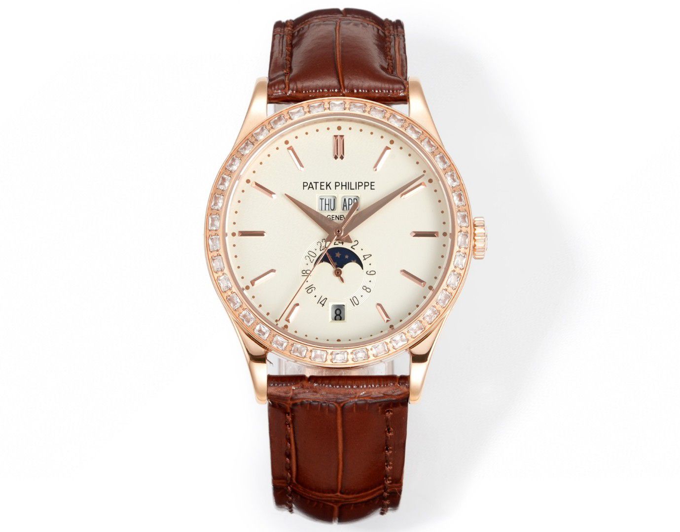 0-264.jpg Patek Philippe Complications 38mm Super Clone Watch | Cash on Delivery 1036335848 - front view | Complications