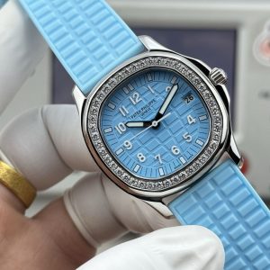 Luxury Patek Philippe Aquanaut Ladies' Super Clone Watch for Sale 1147152100 - side view | Aquanaut