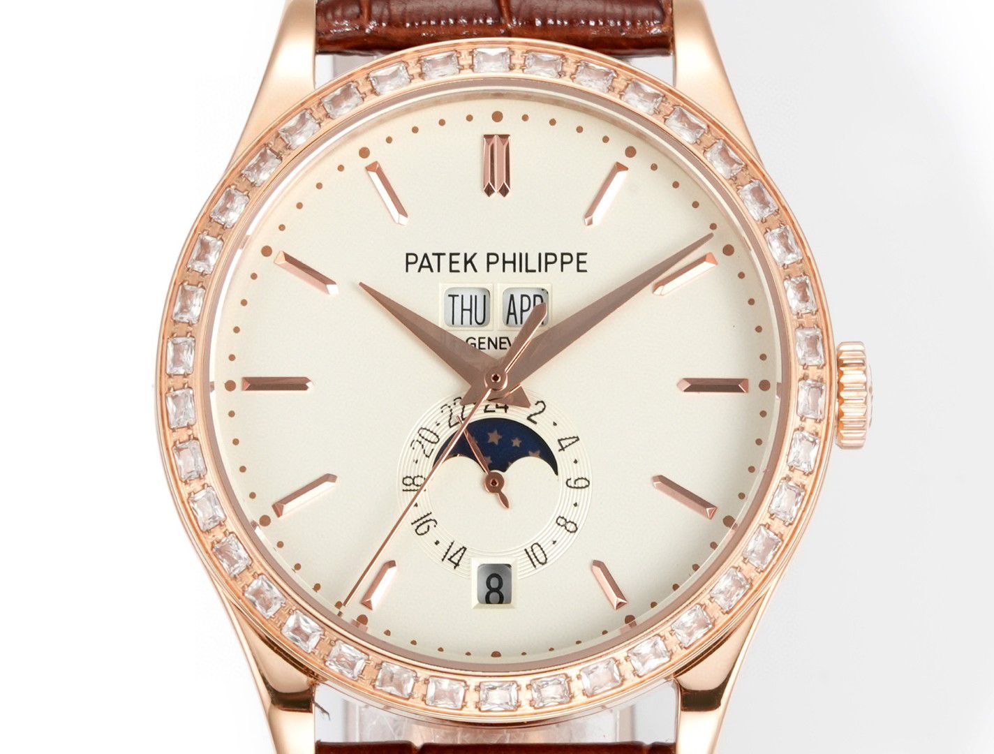 1-264.jpg Patek Philippe Complications 38mm Super Clone Watch | Cash on Delivery 1036335848 - side view | Complications