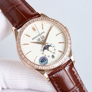 Patek Philippe Complications 38mm Super Clone Watch with Cash on Delivery 1145067634 - side view | Complications