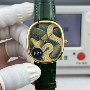 Patek Philippe Golden Ellipse Super Clone Watch | AAA Replica Cash on Delivery 1119271581 - side view | Golden Ellipse