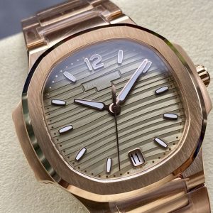 Exquisite Ladies' Patek Philippe Nautilus Super Clone Watch with COD 1003971948 - side view | Nautilus