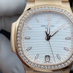Ladies' Patek Philippe Nautilus Super Clone Watch with Cash on Delivery 1085290989 - side view | Nautilus