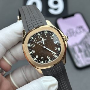 Luxury Patek Philippe Aquanaut Rose Gold Super Clone Watch for Sale 1136805900 - side view