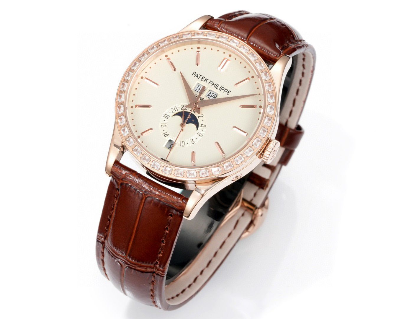 3-264.jpg Patek Philippe Complications 38mm Super Clone Watch | Cash on Delivery 1036335848 - back view | Complications