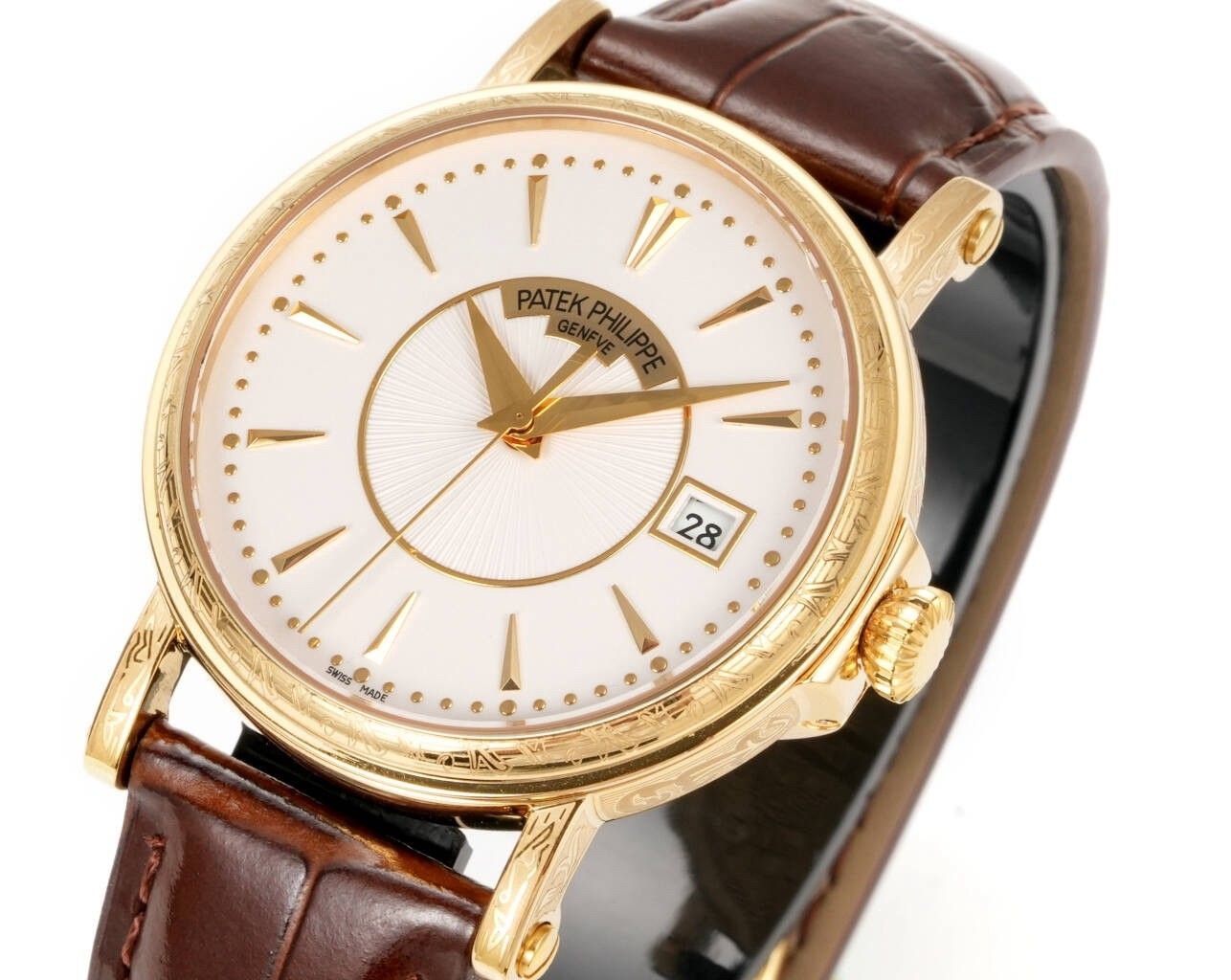 4-220.jpg Patek Philippe Calatrava 5153 Engraved 1:1 Super Clone Watch for Men 1125739915 - close-up | Calatrava